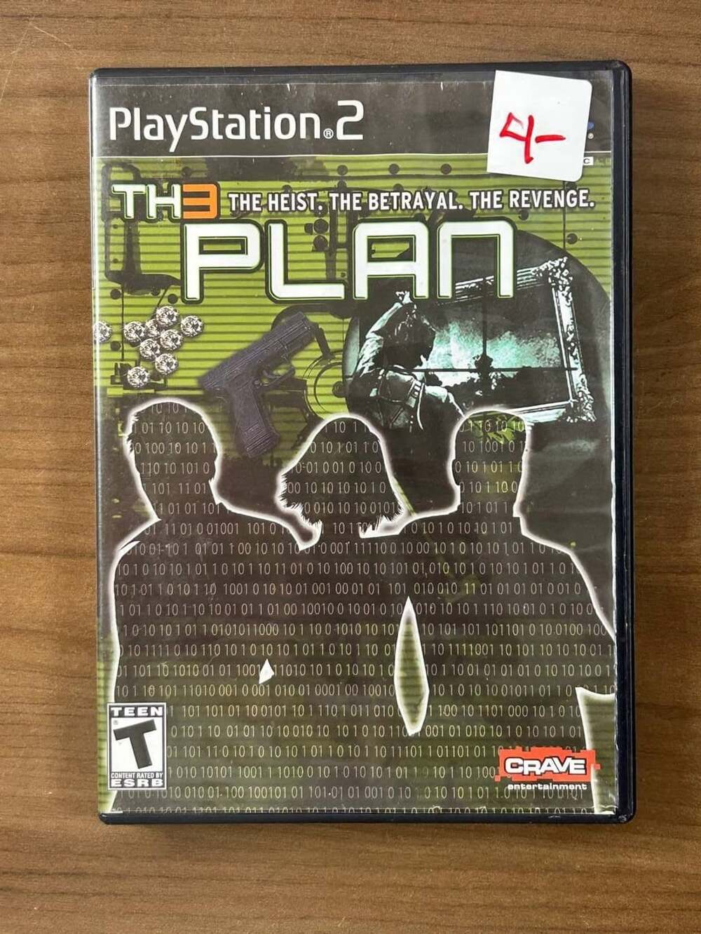 The Plan PS2 PlayStation 2 2007 Black Label Complete CIB Disc Case Manual